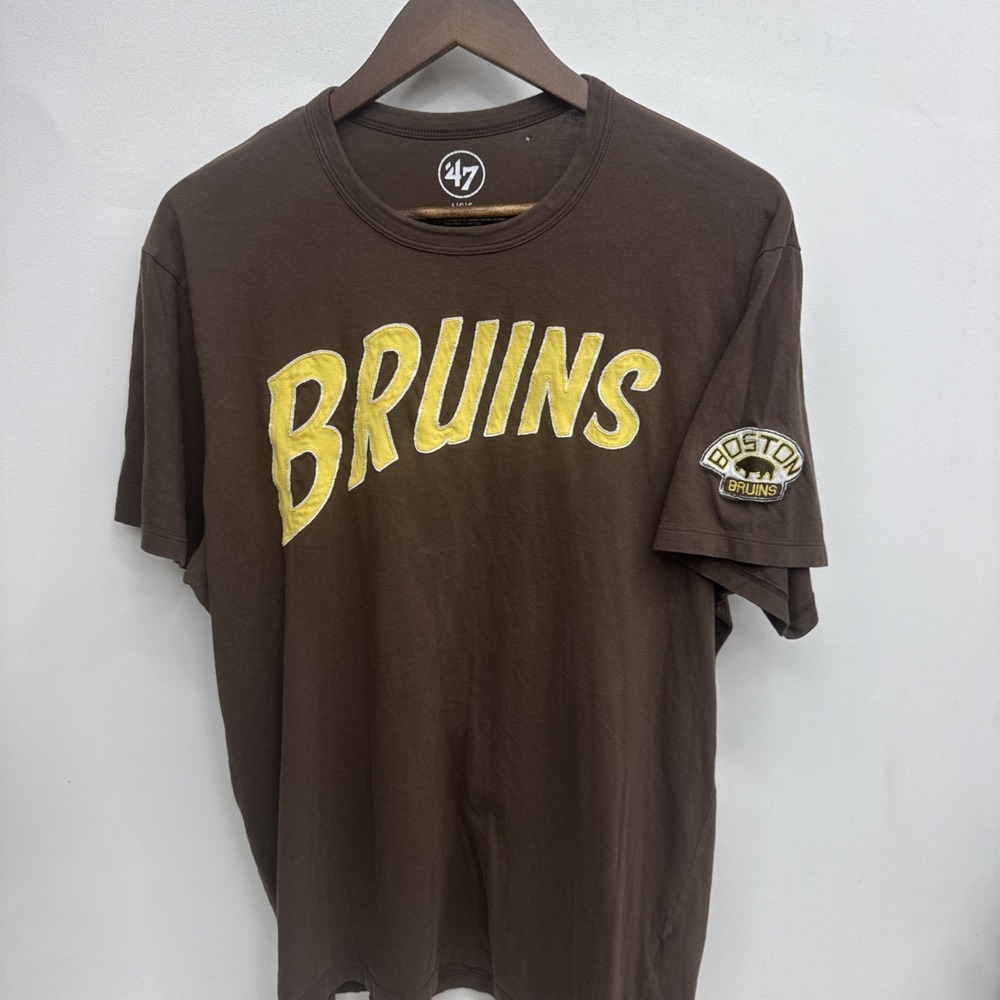 Boston Bruins 47 T-shirt large Left Patch